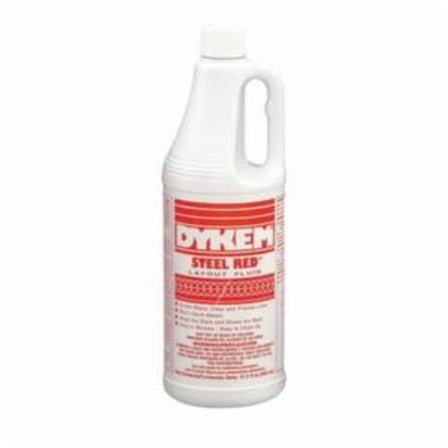 Dykem® STEEL RED® 80696 Layout Fluid, 930 mL Bottle, Red, Liquid Form